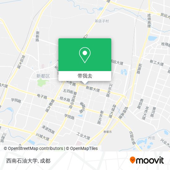 西南石油大学地图