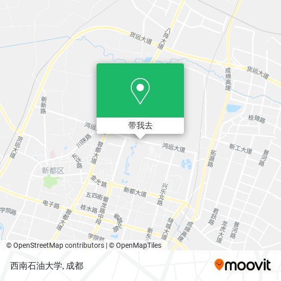 西南石油大学地图