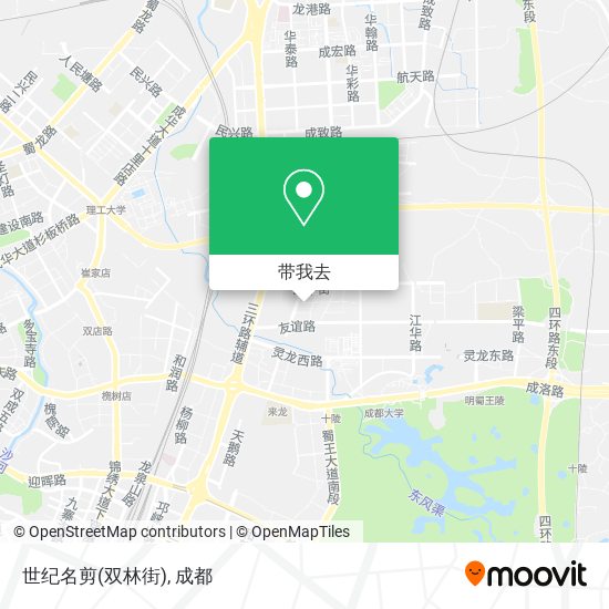 世纪名剪(双林街)地图