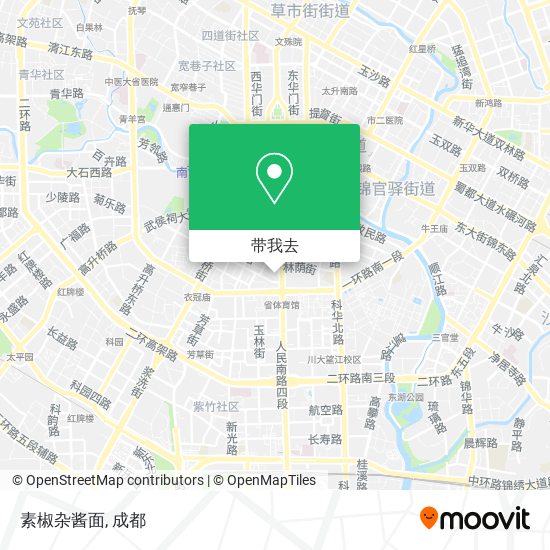 素椒杂酱面地图