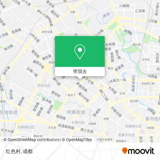 红色村地图
