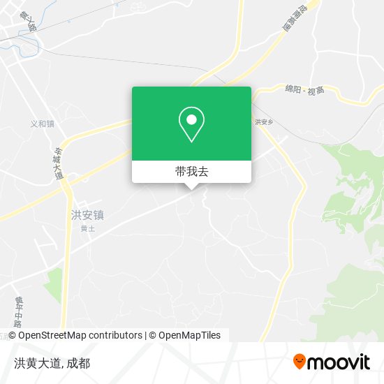 洪黄大道地图