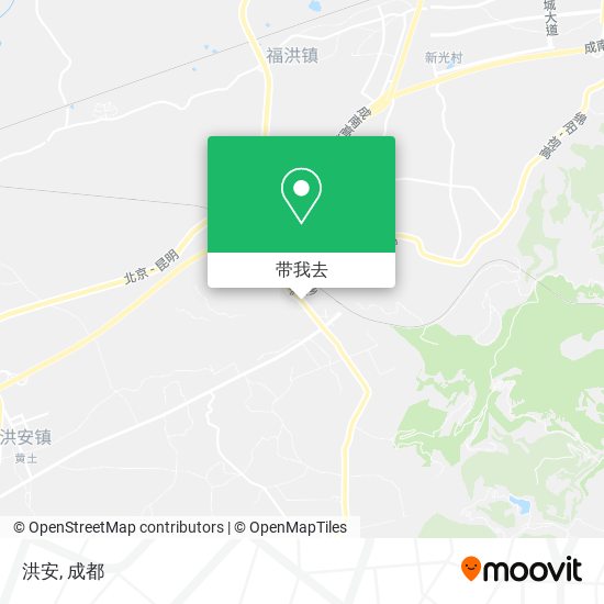 洪安地图