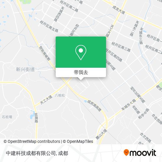中建科技成都有限公司地图