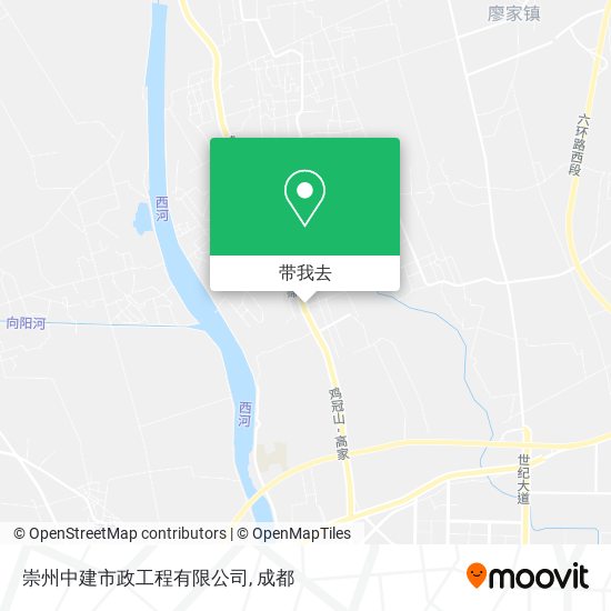 崇州中建市政工程有限公司地图