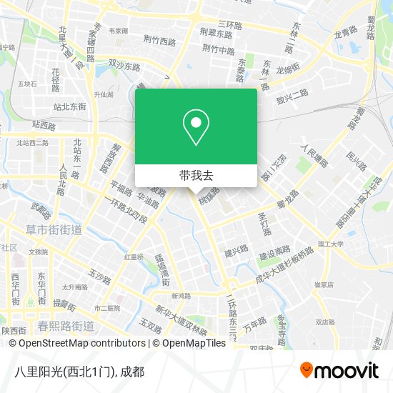 八里阳光(西北1门)地图