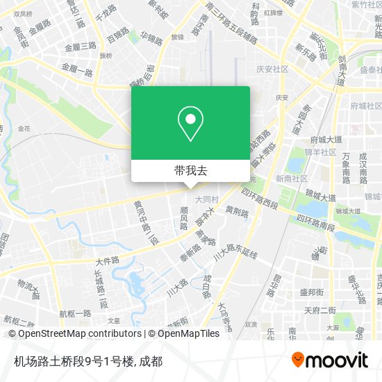 机场路土桥段9号1号楼地图