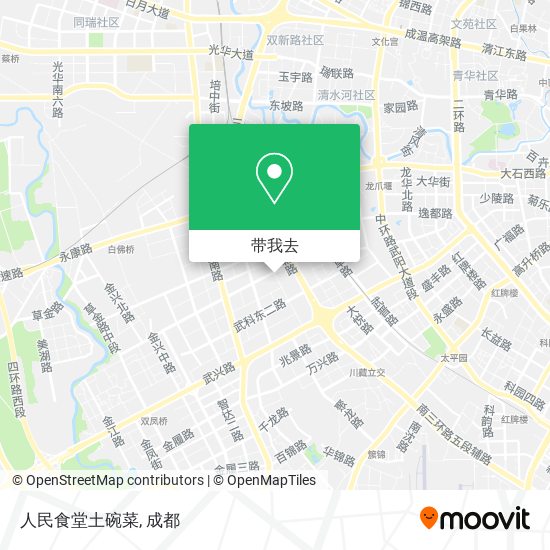 人民食堂土碗菜地图