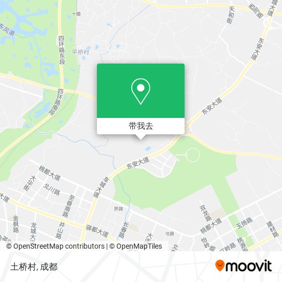 土桥村地图