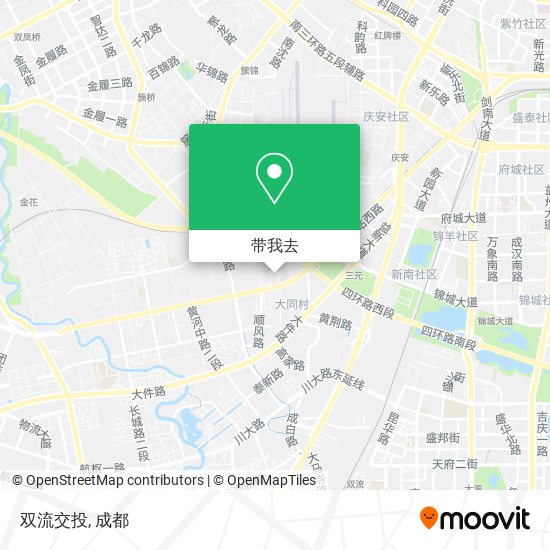 双流交投地图