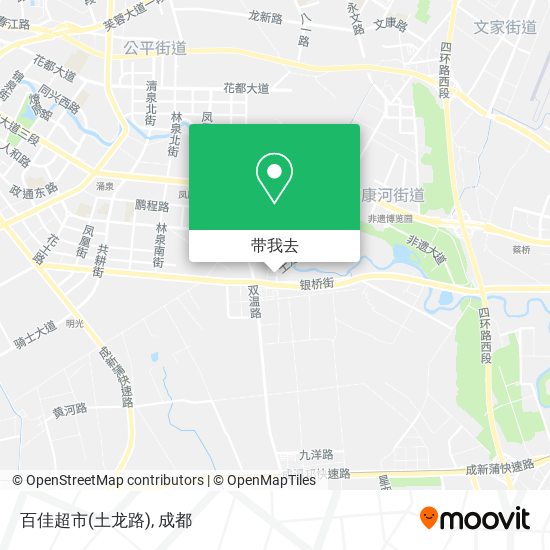 百佳超市(土龙路)地图