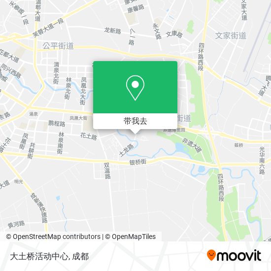 大土桥活动中心地图
