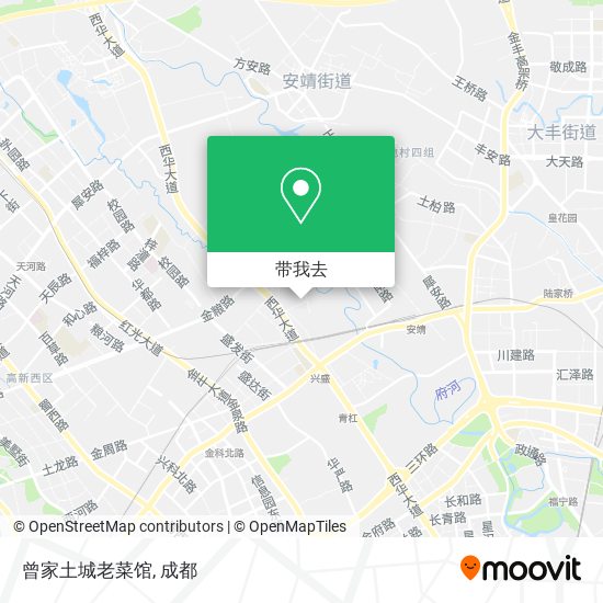 曾家土城老菜馆地图