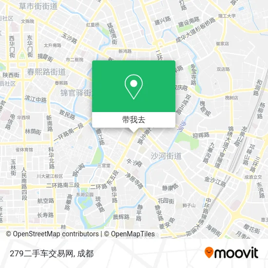 279二手车交易网地图