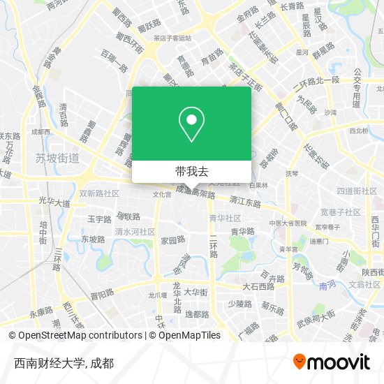 西南财经大学地图