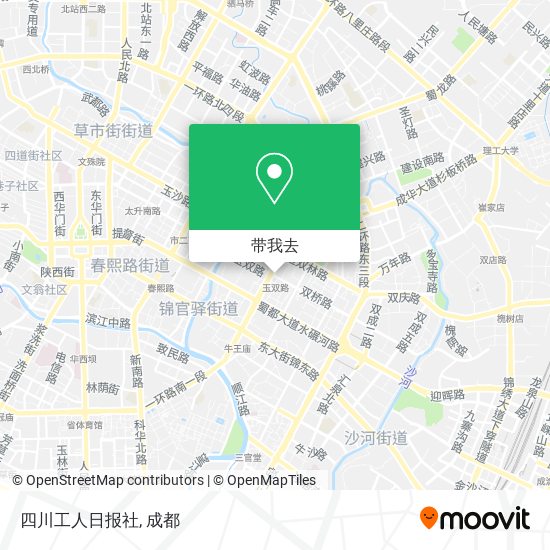 四川工人日报社地图