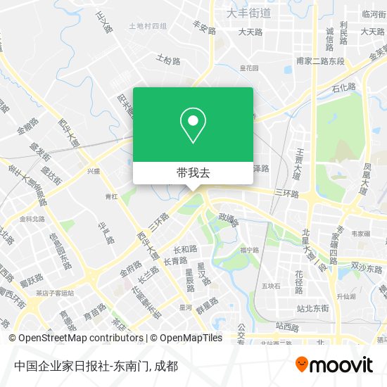 中国企业家日报社-东南门地图