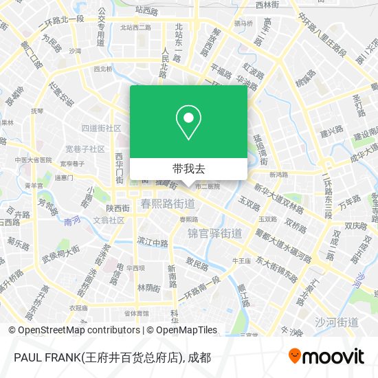 PAUL FRANK(王府井百货总府店)地图