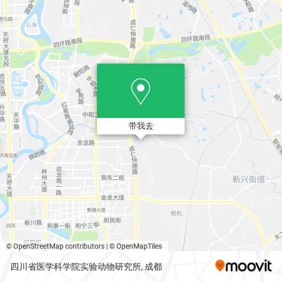四川省医学科学院实验动物研究所地图