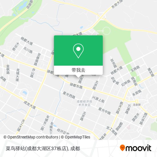 菜鸟驿站(成都大湖区37栋店)地图