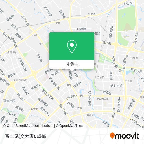 富士见(交大店)地图