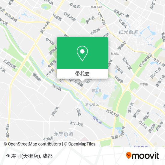 鱼寿司(天街店)地图