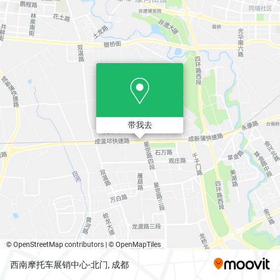 西南摩托车展销中心-北门地图