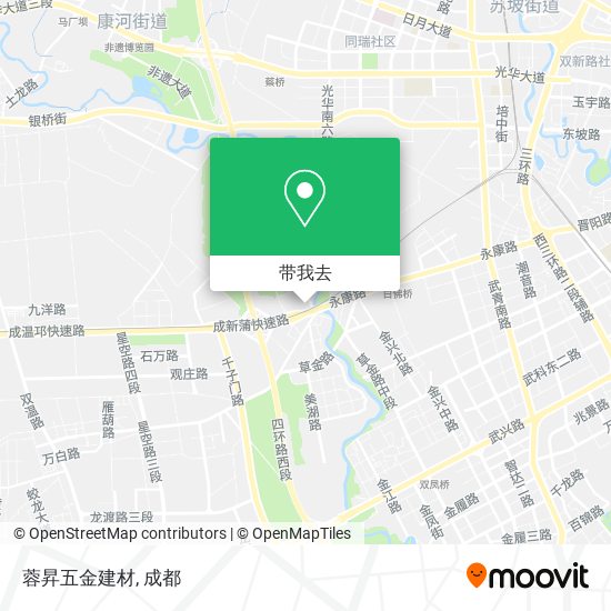 蓉昇五金建材地图