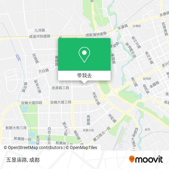 五显庙路地图