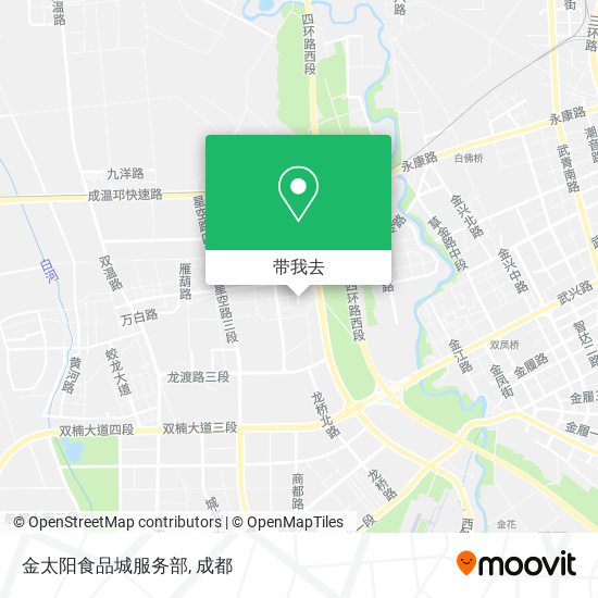 金太阳食品城服务部地图