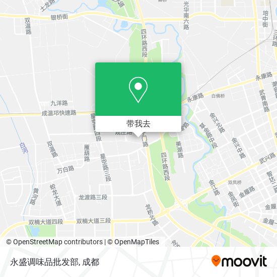 永盛调味品批发部地图
