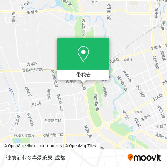 诚信酒业多喜爱糖果地图