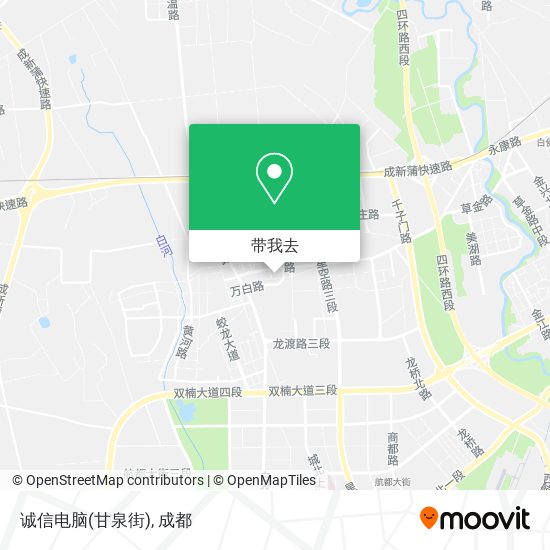 诚信电脑(甘泉街)地图