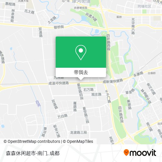 森森休闲超市-南门地图