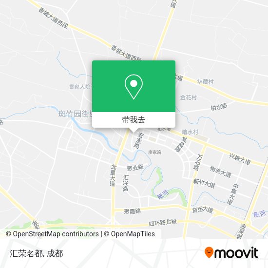 汇荣名都地图