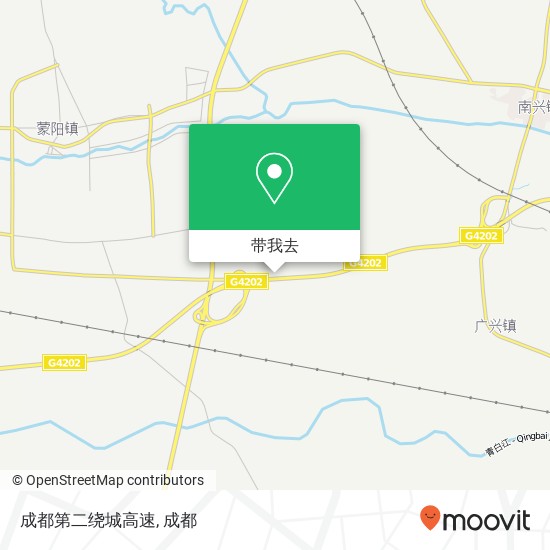 成都第二绕城高速地图