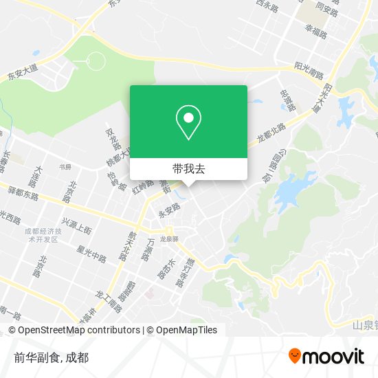 前华副食地图