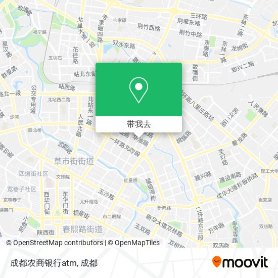 成都农商银行atm地图