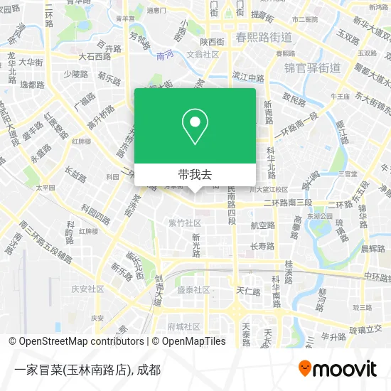 一家冒菜(玉林南路店)地图