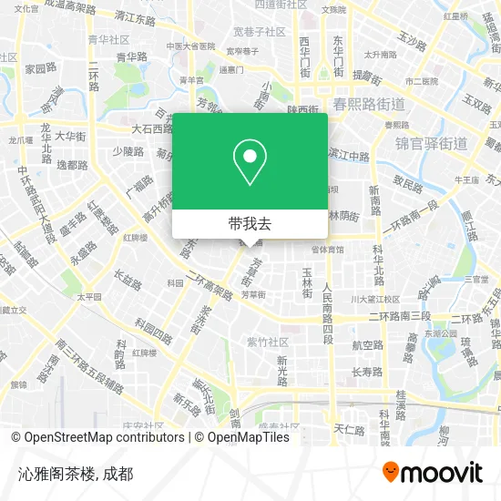 沁雅阁茶楼地图