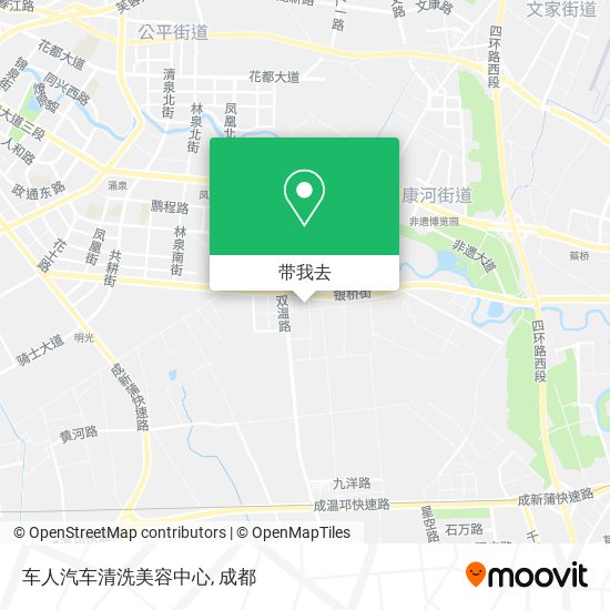 车人汽车清洗美容中心地图