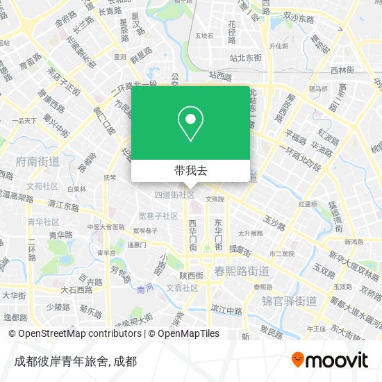 成都彼岸青年旅舍地图