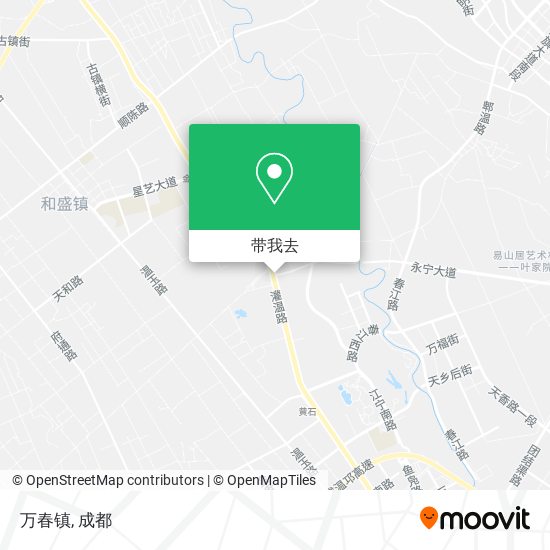 万春镇地图