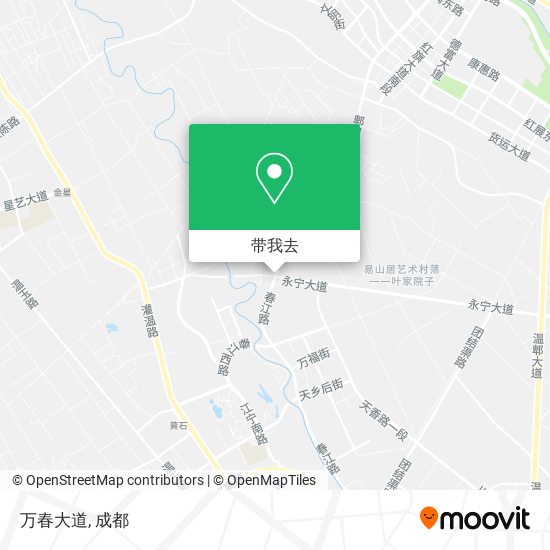 万春大道地图
