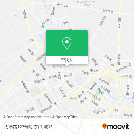 万春路127号院-东门地图
