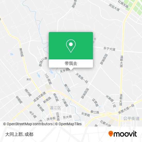 大同上郡地图