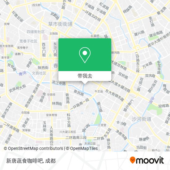 新唐蔬食咖啡吧地图