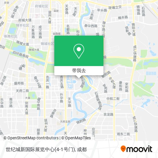 世纪城新国际展览中心(4-1号门)地图