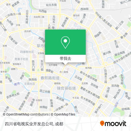 四川省电视实业开发总公司地图