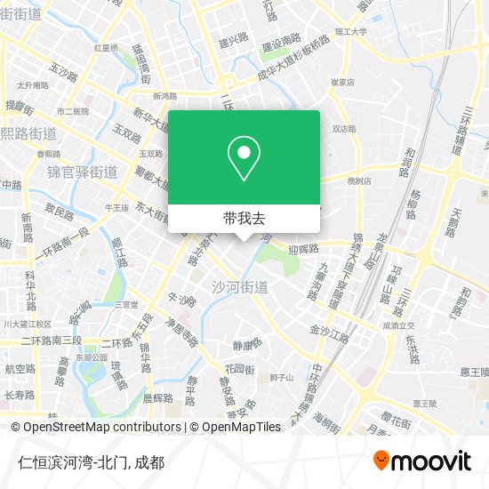 仁恒滨河湾-北门地图